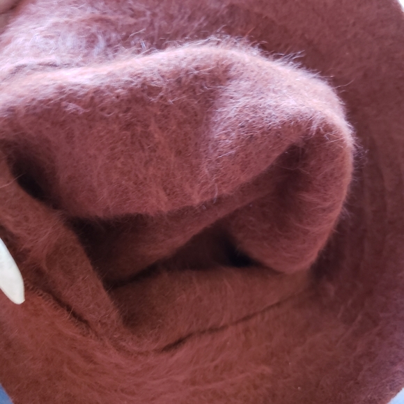 🫖2/$20 Vintage Rabbit Hair Hat Made In France - Picture 4 of 5